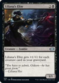 リリアナの精鋭/Liliana's Elite 【英語版】 [J22-黒U]