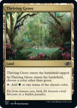 画像1: 興隆する木立/Thriving Grove 【英語版】 [J22-土地C]