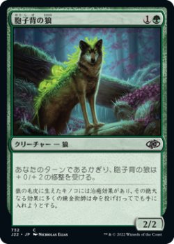 画像1: 胞子背の狼/Sporeback Wolf 【日本語版】 [J22-緑C]
