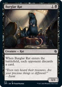 画像1: 泥棒ネズミ/Burglar Rat 【英語版】 [JMP-黒C]