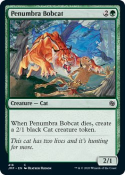 画像1: 暗影のボブキャット/Penumbra Bobcat 【英語版】 [JMP-緑C]
