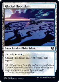 氷河の氾濫原/Glacial Floodplain 【英語版】 [KHM-土地C]