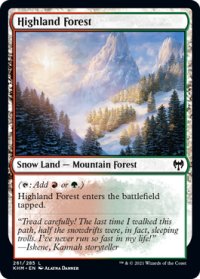 高地の森/Highland Forest 【英語版】 [KHM-土地C]