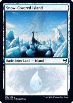 画像1: 冠雪の島/Snow-Covered Island No.278 【英語版】 [KHM-土地C]