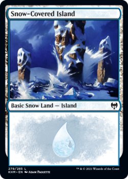 画像1: 冠雪の島/Snow-Covered Island No.279 【英語版】 [KHM-土地C]