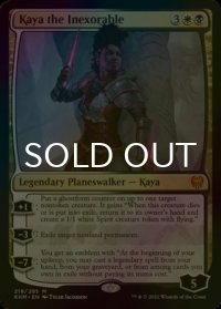 [FOIL] 情け無用のケイヤ/Kaya the Inexorable 【英語版】 [KHM-金MR]