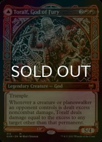 [FOIL] 怒りの神、トラルフ/Toralf, God of Fury (ショーケース版) 【英語版】 [KHM-赤MR]