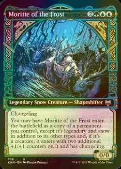 画像1: [FOIL] 霜のモーリット/Moritte of the Frost (ショーケース版) 【英語版】 [KHM-金U]