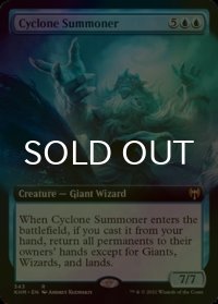 [FOIL] 竜巻の召喚士/Cyclone Summoner (拡張アート版) 【英語版】 [KHM-青R]