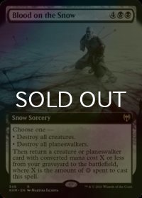 [FOIL] 雪上の血痕/Blood on the Snow (拡張アート版) 【英語版】 [KHM-黒R]