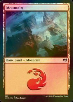 画像1: [FOIL] 山/Mountain No.397 【英語版】 [KHM-土地C]