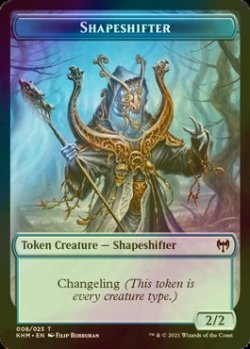 画像1: [FOIL] 多相の戦士/SHAPESHIFTER 【英語版】 [KHM-トークン]