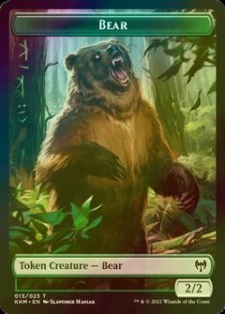 画像1: [FOIL] 熊/BEAR 【英語版】 [KHM-トークン]