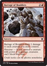 石弾の弾幕/Barrage of Boulders 【英語版】 [KTK-赤C]