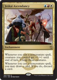 ジェスカイの隆盛/Jeskai Ascendancy 【英語版】 [KTK-金R]