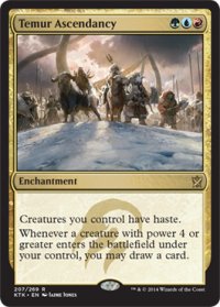 ティムールの隆盛/Temur Ascendancy 【英語版】 [KTK-金R]
