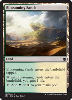 画像1: 花咲く砂地/Blossoming Sands 【英語版】 [KTK-土地C]