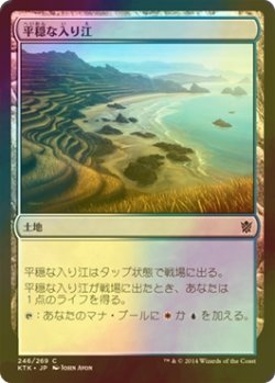 画像1: [FOIL] 平穏な入り江/Tranquil Cove 【日本語版】 [KTK-土地C]