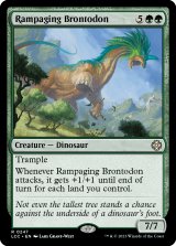 暴れ回るブロントドン/Rampaging Brontodon 【英語版】 [LCC-緑R]