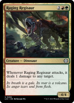 画像1: 怒り狂うレギサウルス/Raging Regisaur 【英語版】 [LCC-金U]