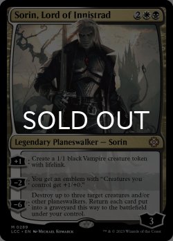 画像1: イニストラードの君主、ソリン/Sorin, Lord of Innistrad 【英語版】 [LCC-金MR]