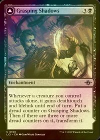 [FOIL] 絡みつく影/Grasping Shadows 【英語版】 [LCI-黒U]