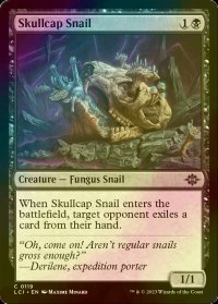 [FOIL] 頭蓋マイマイ/Skullcap Snail 【英語版】 [LCI-黒C]