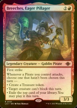 画像1: [FOIL] 熱心な略奪者、ブリーチェス/Breeches, Eager Pillager 【英語版】 [LCI-赤R]