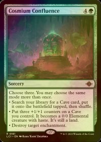 [FOIL] コズミュームの合流点/Cosmium Confluence 【英語版】 [LCI-緑R]