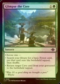 [FOIL] 中心核の瞥見/Glimpse the Core 【英語版】 [LCI-緑U]
