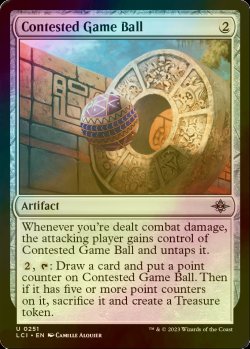 画像1: [FOIL] 激戦の球/Contested Game Ball 【英語版】 [LCI-灰U]