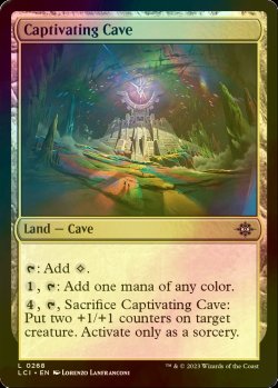 画像1: [FOIL] 魅惑の洞窟/Captivating Cave 【英語版】 [LCI-土地C]