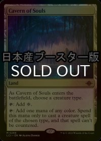 [FOIL] 魂の洞窟/Cavern of Souls ● (日本産ブースター版)  【英語版】 [LCI-土地MR]