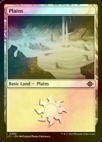 [FOIL] 平地/Plains No.393 【英語版】 [LCI-土地C]