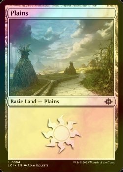 画像1: [FOIL] 平地/Plains No.394 【英語版】 [LCI-土地C]