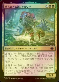 [FOIL] 煮えたぎる塔、アカワリ/Akawalli, the Seething Tower 【日本語版】 [LCI-金U]