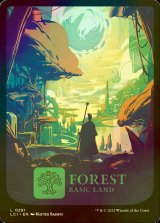 [FOIL] 森/Forest No.291 (全面アート版) 【英語版】 [LCI-土地C]