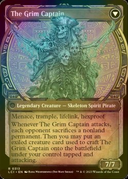 画像2: [FOIL] 不気味な船長の玉座/Throne of the Grim Captain (ショーケース・海外産ブースター版) 【英語版】 [LCI-灰R]