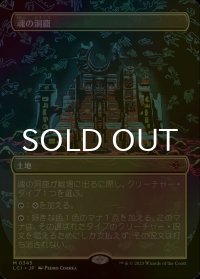 [FOIL] 魂の洞窟/Cavern of Souls (全面アート・海外産ブースター版) 【日本語版】 [LCI-土地MR]