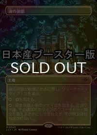 [FOIL] 魂の洞窟/Cavern of Souls ● (全面アート・日本産ブースター版) 【日本語版】 [LCI-土地MR]