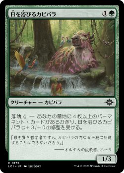 画像1: 日を浴びるカピバラ/Basking Capybara 【日本語版】 [LCI-緑C]