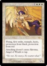 怒りの天使アクローマ/Akroma, Angel of Wrath (LGN/白R/英/通常/NM) ※詳細要確認
