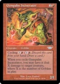 宝石の手の焼却者/Gempalm Incinerator (LGN/赤U/英/通常/NM) ※詳細要確認