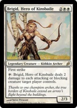 画像1: キンズベイルの勇士、ブリジッド/Brigid, Hero of Kinsbaile 【英語版】 [LRW-白R]