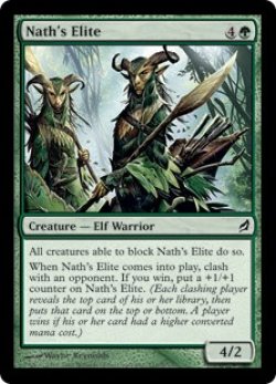 画像1: ナースの精鋭/Nath's Elite 【英語版】 [LRW-緑C]