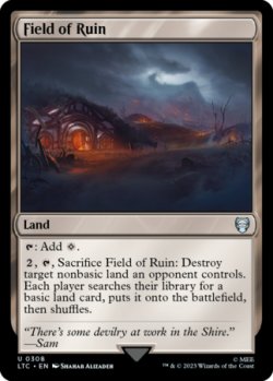 画像1: 廃墟の地/Field of Ruin 【英語版】 [LTC-土地U]