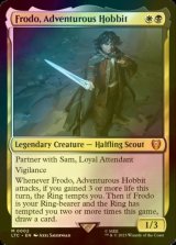 [FOIL] 冒険好きなホビット、フロド/Frodo, Adventurous Hobbit (統率者デッキ版) 【英語版】 [LTC-金MR]