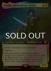 [FOIL] 冒険好きなホビット、フロド/Frodo, Adventurous Hobbit (拡張アート版) 【英語版】 [LTC-金MR]