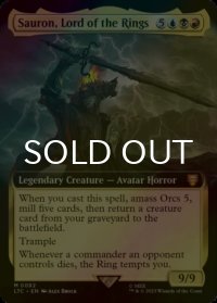 [FOIL] 指輪の王、サウロン/Sauron, Lord of the Rings (拡張アート版) 【英語版】 [LTC-金MR]