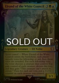 [FOIL] 白の会議のエルロンド/Elrond of the White Council (ショーケース版) 【英語版】 [LTC-金R]